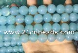 CAA5094 15.5 inches 12mm round sea blue agate beads wholesale