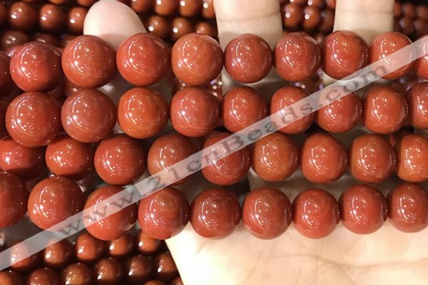 CAA5104 15.5 inches 16mm round red agate gemstone beads