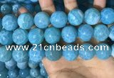 CAA5148 15.5 inches 18mm round dragon veins agate beads wholesale