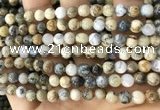 CAA5256 15.5 inches 6mm round dendrite agate beads wholesale