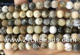 CAA5258 15.5 inches 10mm round dendrite agate beads wholesale