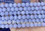 CAA5278 15.5 inches 10mm round natural blue lace agate beads