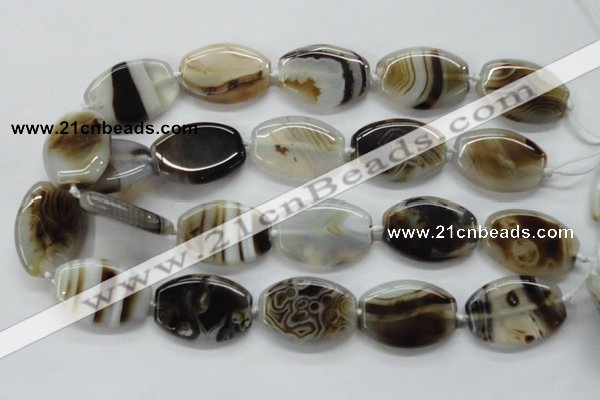 CAA532 15.5 inches 24*34mm flat drum madagascar agate beads