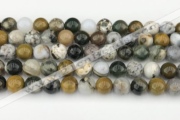 CAA5332 15.5 inches 10mm round ocean agate beads wholesale