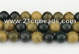 CAA5335 15.5 inches 14mm round ocean agate beads wholesale