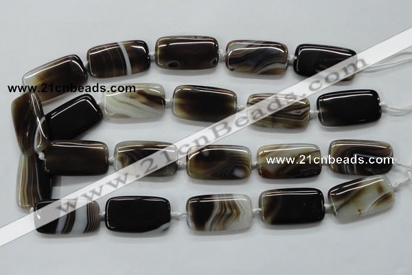 CAA536 15.5 inches 20*35mm rectangle madagascar agate beads