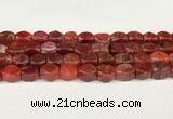 CAA5374 15.5 inches 10*12mm - 11*16mm faceted nuggets agate beads
