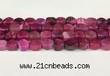 CAA5375 15.5 inches 10*12mm - 11*16mm faceted nuggets agate beads