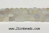 CAA5380 15.5 inches 10*12mm - 11*16mm faceted nuggets agate beads