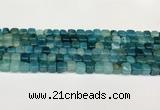 CAA5383 15.5 inches 6*7mm - 8*8mm nuggets agate gemstone beads