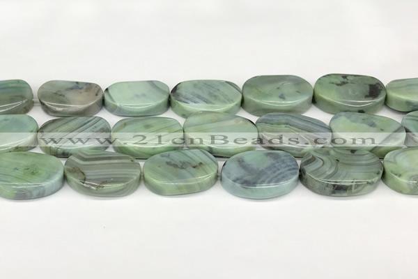 CAA5399 15.5 inches 18*25mm nuggets agate gemstone beads