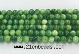 CAA5406 15.5 inches 8mm round peacock serpntine gemstone beads wholesale