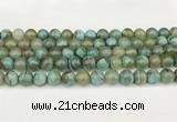 CAA5416 15.5 inches 10mm round agate gemstone beads