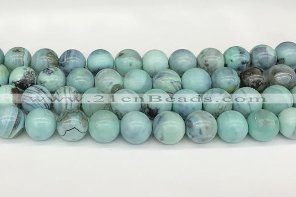 CAA5421 15.5 inches 14mm round agate gemstone beads