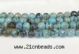 CAA5422 15.5 inches 14mm faceted round agate gemstone beads