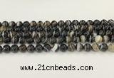 CAA5429 15.5 inches 10mm round agate gemstone beads