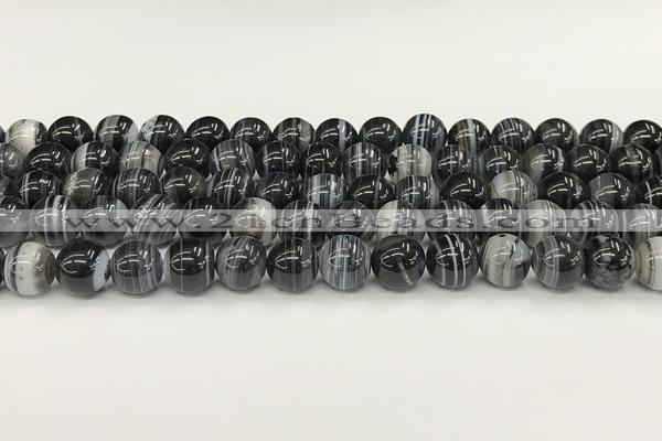 CAA5432 15.5 inches 10mm round agate gemstone beads