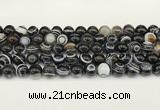 CAA5434 15.5 inches 12mm round agate gemstone beads