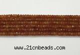 CAA5442 15.5 inches 6*8mm faceted rondelle agate gemstone beads