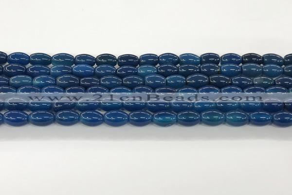 CAA5447 15.5 inches 8*12mm rice agate gemstone beads