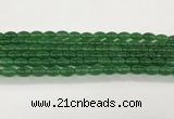 CAA5454 15.5 inches 8*12mm rice agate gemstone beads