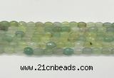 CAA5467 15.5 inches 8*12mm faceted rice agate beads