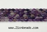 CAA5476 15.5 inches 8*12mm faceted rice agate beads