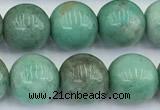 CAA5702 15 inches 10mm round green grass agate beads