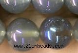 CAA5829 15 inches 10mm round AB-color agate beads