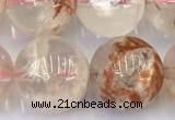 CAA5852 15 inches 11mm - 12mm round sakura agate beads