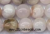 CAA5914 15 inches 8mm round sakura agate gemstone beads