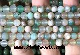 CAA6246 15 inches 6mm round green sakura agate beads