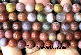 CAA6257 15 inches 8mm round Portuguese agate beads wholesale