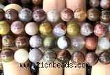 CAA6258 15 inches 10mm round Portuguese agate beads wholesale