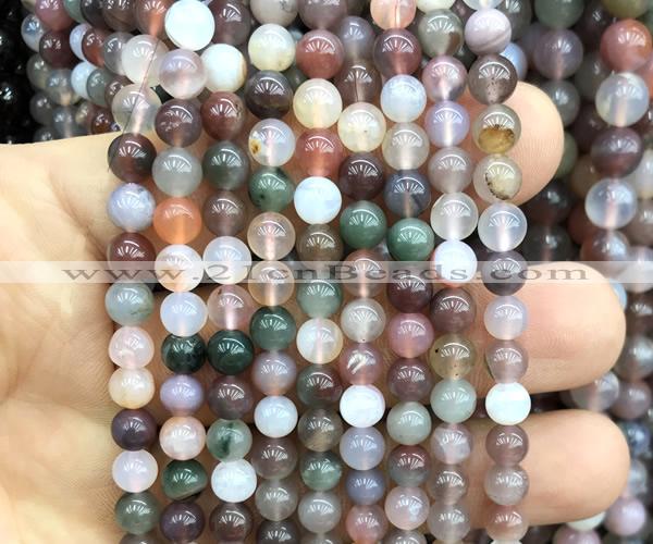 CAA6410 15 inches 6mm round Yanyuan agate beads wholesale