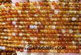 CAA6430 15 inches 4mm round red agate beads wholesale