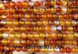 CAA6431 15 inches 6mm round red agate beads wholesale
