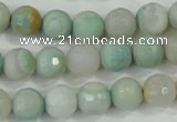 CAA715 15.5 inches 10mm faceted round fire crackle agate beads