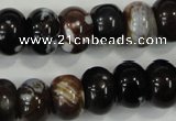 CAA733 15.5 inches 10*14mm rondelle fire crackle agate beads