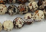 CAA754 15.5 inches 16mm round wooden agate beads wholesale