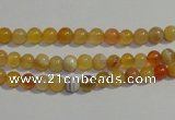 CAA86 15.5 inches 4mm round botswana agate gemstone beads