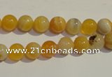 CAA88 15.5 inches 8mm round botswana agate gemstone beads