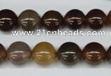 CAA892 15.5 inches 12mm round agate gemstone beads wholesale