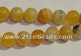 CAA90 15.5 inches 12mm round botswana agate gemstone beads