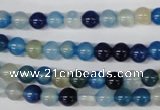 CAA930 15.5 inches 6mm round agate gemstone beads