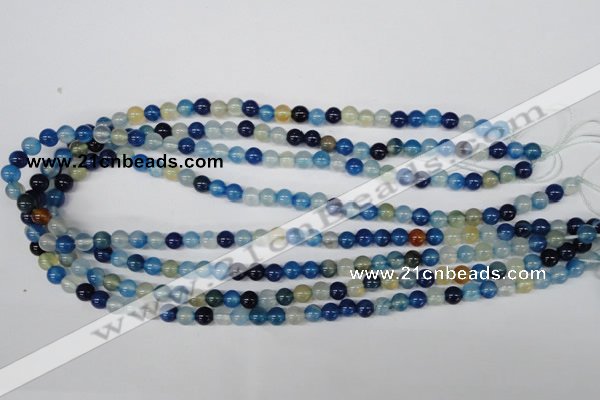 CAA930 15.5 inches 6mm round agate gemstone beads