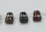 CAB130 15.5 inches 8*12mm trapezoid india agate gemstone beads