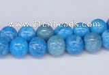 CAB221 15.5 inches 8mm round blue crazy lace agate beads