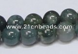 CAB386 15.5 inches 12mm round moss agate gemstone beads wholesale