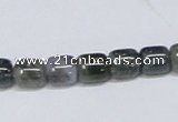 CAB391 15.5 inches 8*8mm column moss agate gemstone beads wholesale